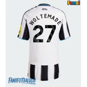 Newcastle United Nick Woltemade #27 Tricou Fotbal Replică 2025-26 Femei Acasa